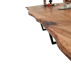 European Oak Dining Room Table Top LiVe Edge UV Lacquered (with Resin) 35mm By 1050mm By 3300mm 8 European Oak Dining Room Table Top LiVe Edge UV Lacquered (with Resin) 35mm By 1050mm By 3300mm -Wooden Flooring Elegant Shop tb073 2