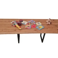European Oak Dining Room Table Top LiVe Edge UV Lacquered (with Resin) 35mm By 830mm By 2540mm