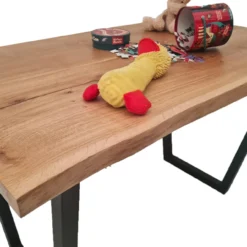 European Oak Dining Room Table Top LiVe Edge UV Lacquered (with Resin) 35mm By 720mm By 1200mm 8 European Oak Dining Room Table Top LiVe Edge UV Lacquered (with Resin) 35mm By 720mm By 1200mm -Wooden Flooring Elegant Shop tb093 3