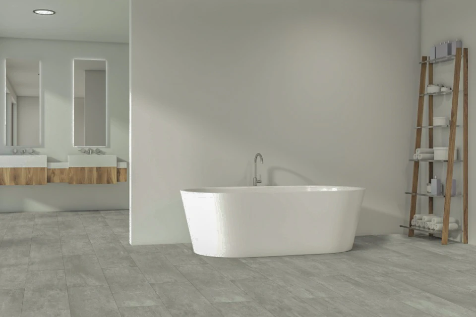 Supremo Luxury Click Vinyl Rigid Core Flooring Clay Tiles 5mm By 305mm By 610mm 3 Supremo Luxury Click Vinyl Rigid Core Flooring Clay Tiles 5mm By 305mm By 610mm