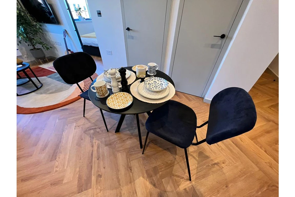 Supremo Luxury Click Vinyl Rigid Core Herringbone Flooring Galil With Built In Underlay 6mm By 127mm By 610mm 4 Supremo Luxury Click Vinyl Rigid Core Herringbone Flooring Galil With Built In Underlay 6mm By 127mm By 610mm - Image 2