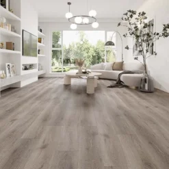 Supremo Royal Luxury Click Vinyl Rigid Core Flooring Autumn Grey With Built In Underlay 6mm By 228mm By 1220mm