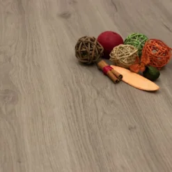 Supremo Luxury Click Vinyl Rigid Core Flooring Light Grey With Built In Underlay 5mm By 180mm By 1220mm