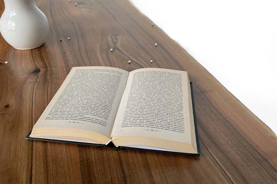 Full Stave European Walnut Worktop 40mm By 620mm By 2700mm 3 Full Stave European Walnut Worktop 40mm By 620mm By 2700mm