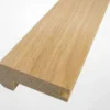 Solid Oak Stair Nosing Grooved 60mm By 25mm By 1100mm -Wooden Flooring Elegant Shop wood and beyond solid oak stair nosing grooved