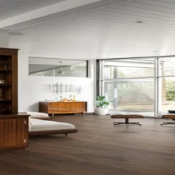 BJELIN Hardened Walnut Wood Flooring Click Terra Brown UV Lacquer 11.3/0.6mm By 206mm By 2200mm