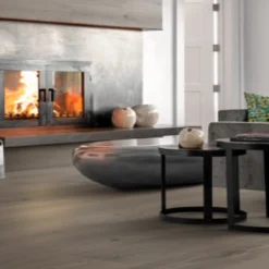 BJELIN Hardened Oak Wood Flooring Click Mineral Grey UV Lacquer 11.3/0.6mm By 206mm By 2200mm -Wooden Flooring Elegant Shop xl oak nature mineral grey lacquered 347053 1